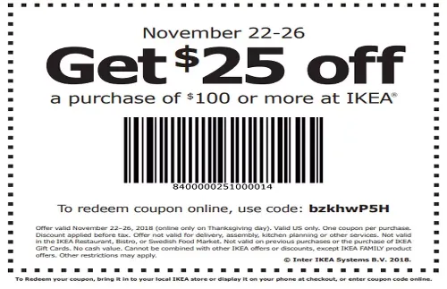 How to get an Ikea promo code