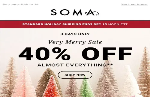 The best ways to use a Soma free shipping code