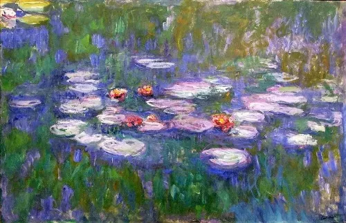 The beauty of Claude Monet's water lilies