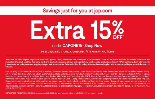 How to save money with JCPenney coupons